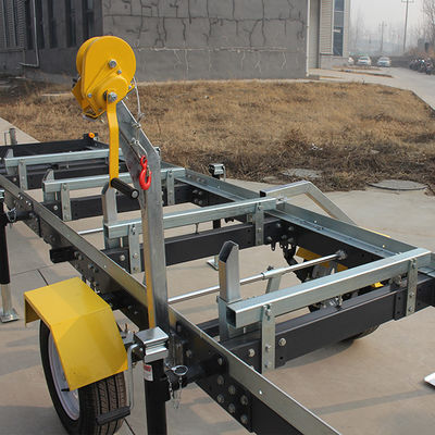 36 inch elektrische diesel benzine zaagmachine Hout snijden met aanhangwagen