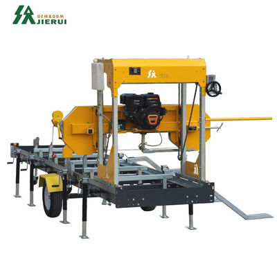 18 pk benzine draagbare zaagmachine met aanhangwagen EPA gecertificeerde houtkapmachine