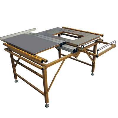 90 kg Gewicht Verticale stijl Draagbare schuiftafel zaagmachine voor hout snijpaneel