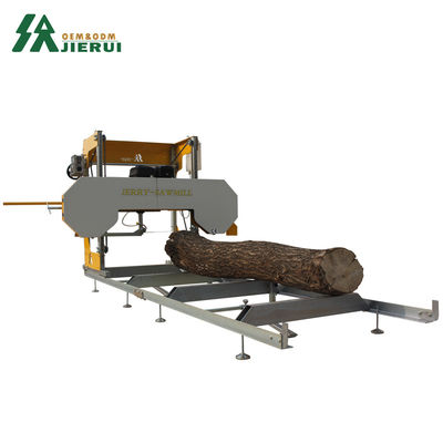 Houtbewerking JIERUI Draagbare Hydraulische Automatische Zaagmachine Elektrische Houtsnijmachine