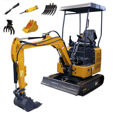 Hoog graafvermogen 1 ton 2 ton Mini Micro Crawler Excavator