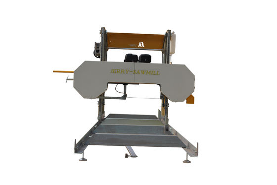 Draagbaar hout snijden met horizontale zaagmachines