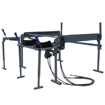 Hydraulische houtverwerker met loglifter en logtafel 300 kg capaciteit model