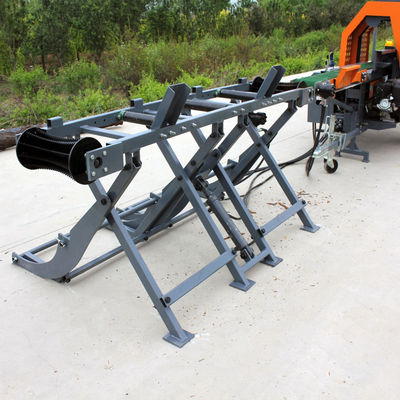 Hydraulische houtverwerker met loglifter en logtafel 300 kg capaciteit model