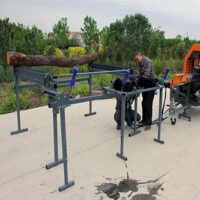 Hydraulische houtverwerker met loglifter en logtafel 300 kg capaciteit model