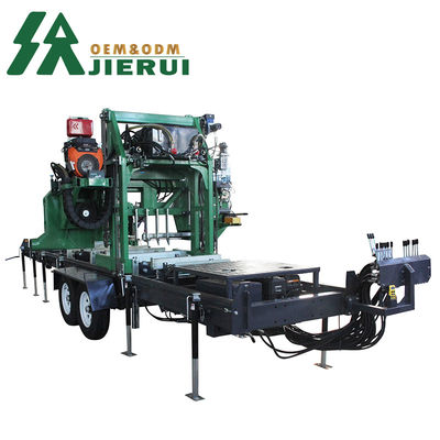 Horizontale hydraulische automatische houtzaagmachine bosbandzaag met CE-EPA-certificering