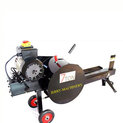 Draagbare houtsplitser 7 ton elektrische splitsmachine voor brandhout