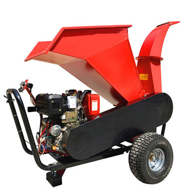 Mobiele trommel houttak bladschroever scheurmachine Diesel / benzine machine