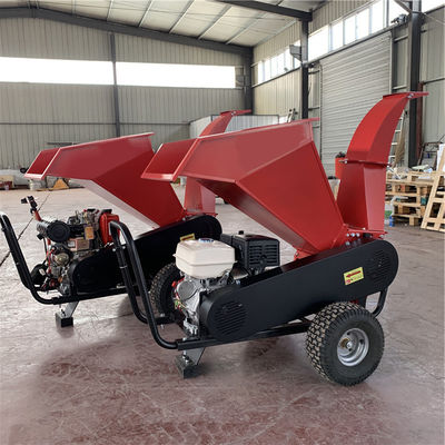 Mobiele trommel houttak bladschroever scheurmachine Diesel / benzine machine