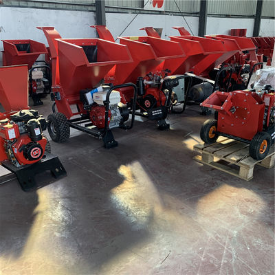 Mobiele trommel houttak bladschroever scheurmachine Diesel / benzine machine