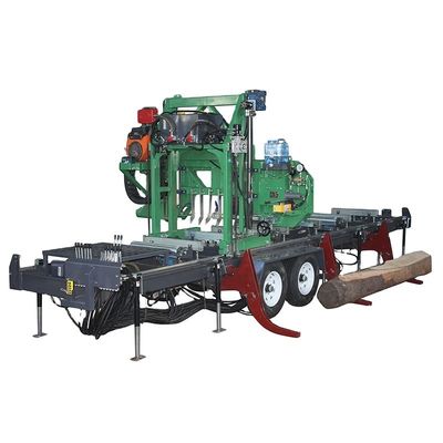 Hydraulische automatische draagbare horizontale bandzaagzaagmachine voor bouwmaterialen