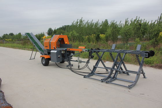 Met benzine aangedreven houtverwerker met CE-certificaat van bosbouwmachines