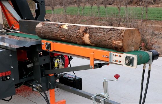 Met benzine aangedreven houtverwerker met CE-certificaat van bosbouwmachines