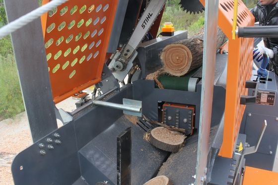 24 inch 30 ton Hout splitsen zaag snijden Hydraulisch Automatisch