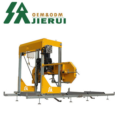 5.9*2.2*.22m Log Band Saw Mini Portable Tweedehands Hout Snijmachine voor Oeganda