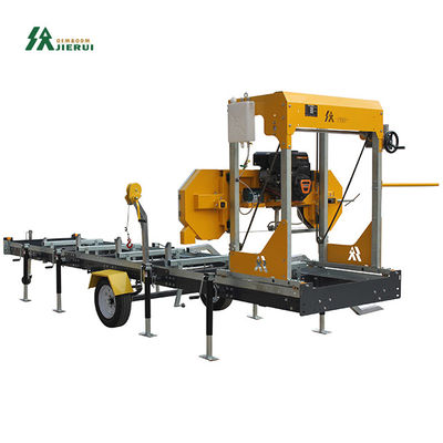 Mobiele bandzaag horizontale CE aanpassing draagbare zaagmachine voor gezin