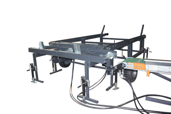 30t benzinehoutsplitser 600 mm diameter gebruikte houtverwerker voor bosbouwmachines