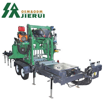 Draagbare hydraulische automatische zaagmachine met horizontale vorm Elektrische mobiele zaagmachine